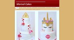 Desktop Screenshot of marisolcakes.com